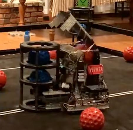 The 15797A Change Up robot on the field