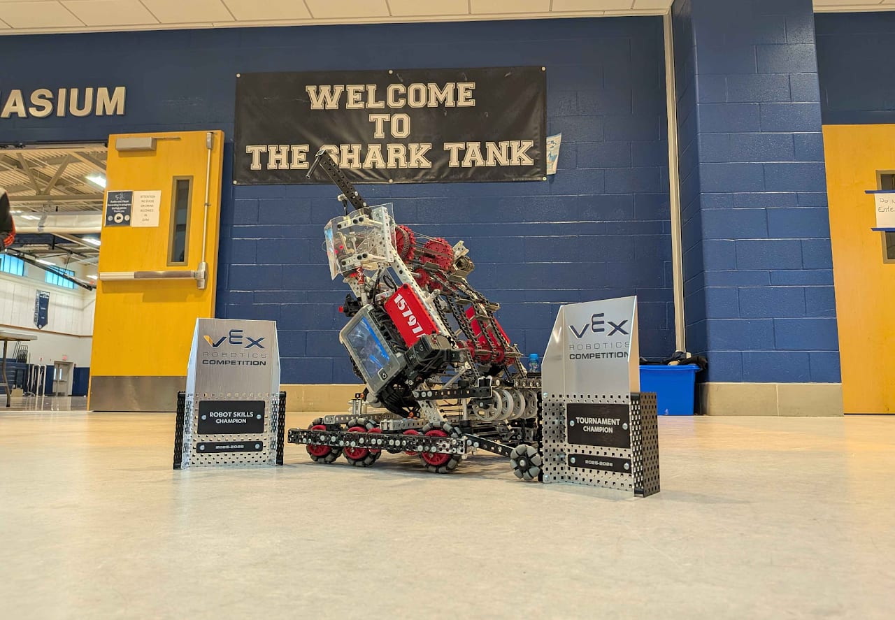 Monka Mechanics robot at the Shark Tank